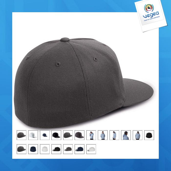 Casquette avec logo snapback flexfit®