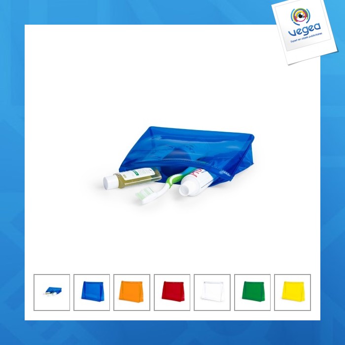 Trousse de toilette transparente