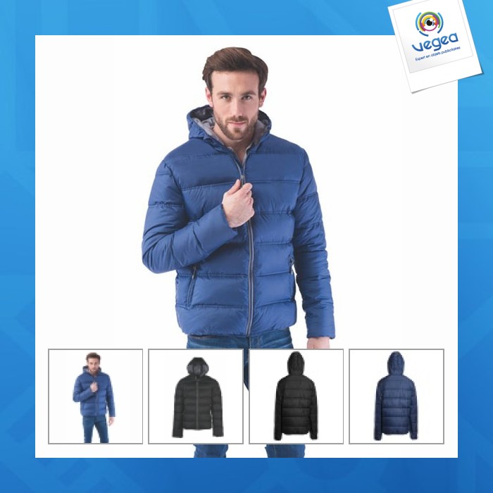 Doudoune homme avec capuche