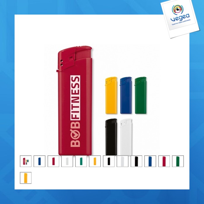 Briquet électronique personnalisé opaque