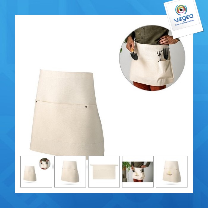 3-pocket cotton apron apron