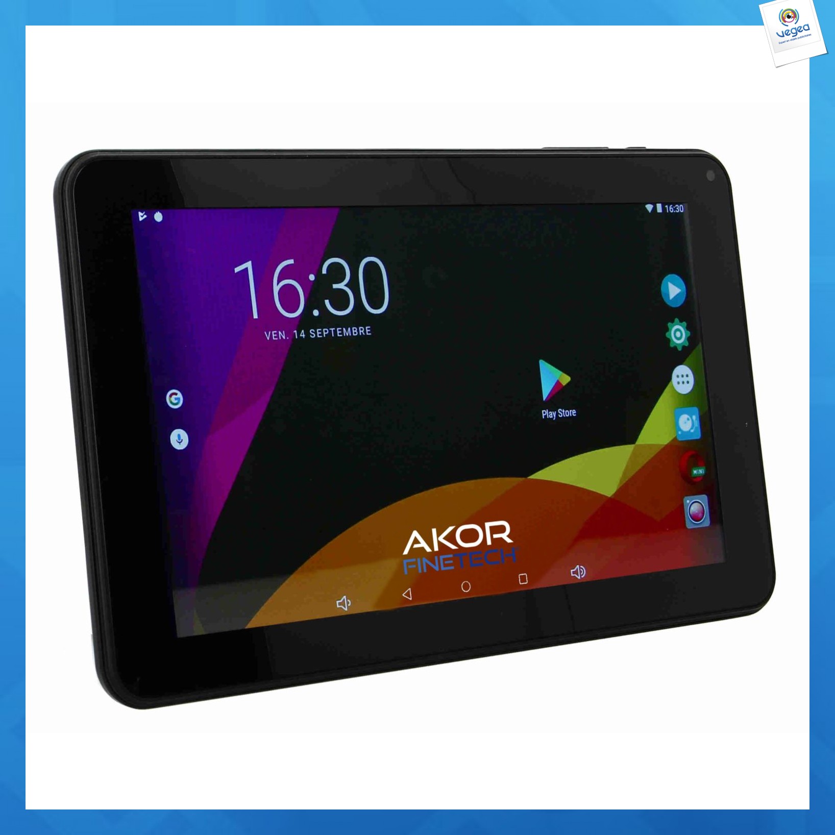 9'' tablet 4 cores wifi bluetooth 16go