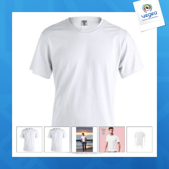 Camiseta mujer blanca KEYA 180g/m2