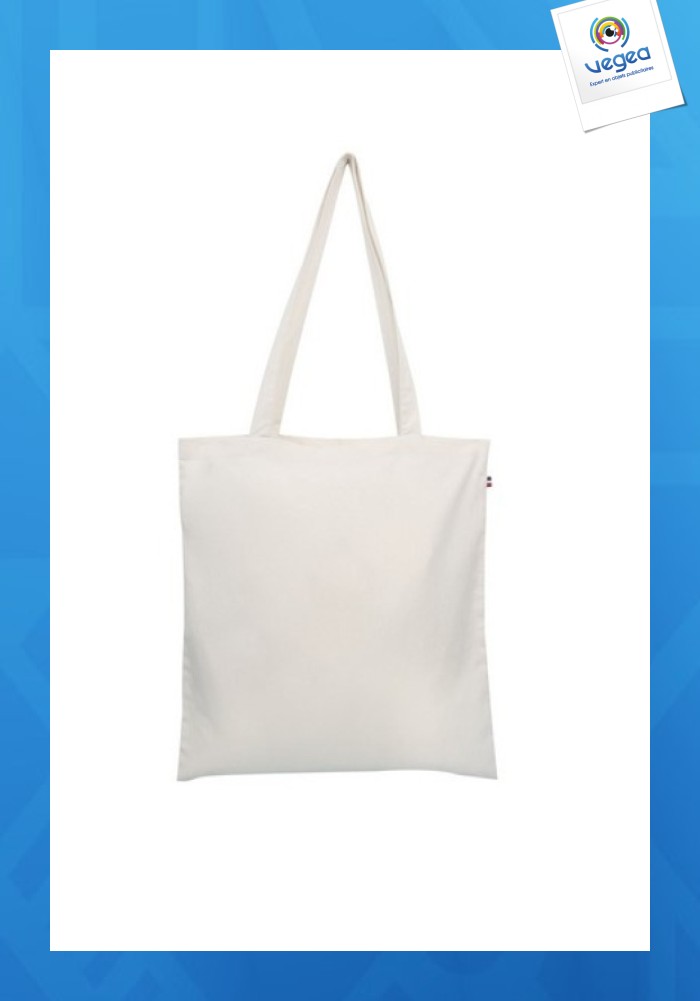 Atf thomas - sac shopping fabriqué en france - blanc objet écologique