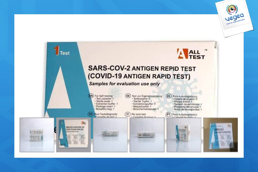 Autotest alltest antigénique covid-19 par prélèvement nasal x1 test Covid