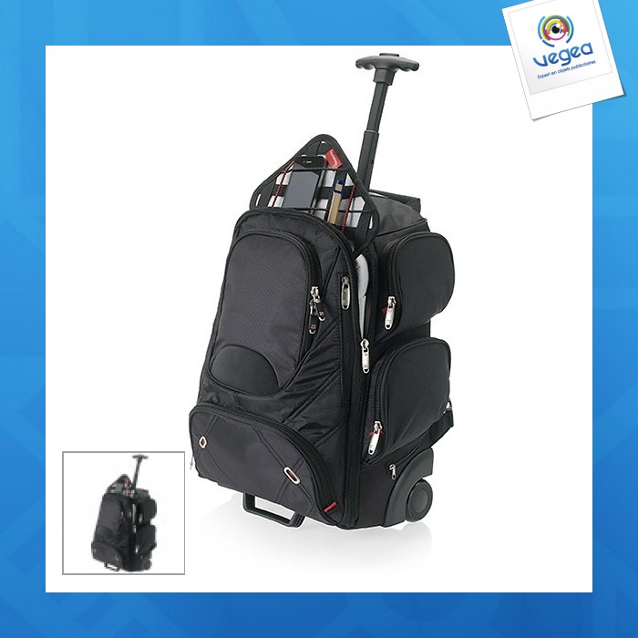 Backpack with wheels elleven pc carrier (tsa approved) trolley backpack