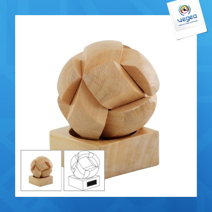Ball puzzle personnalisable round dexterity