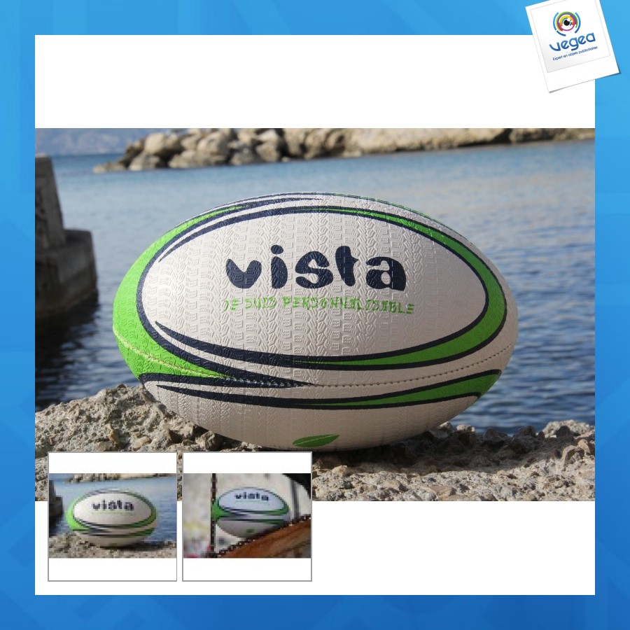 Ballon de rugby publicitaire t5 recyclé made in france ballon de rugby