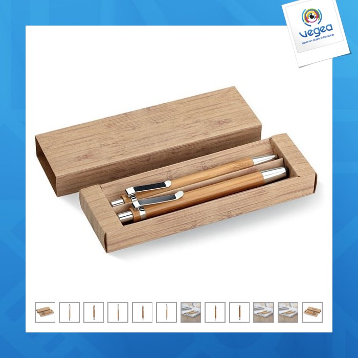 Bamboo stylus and mechanical pencil case Wooden or bamboo pen