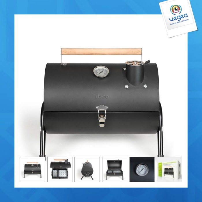Barbecue, Goodies, Barbecue personnalisable fumoir portable