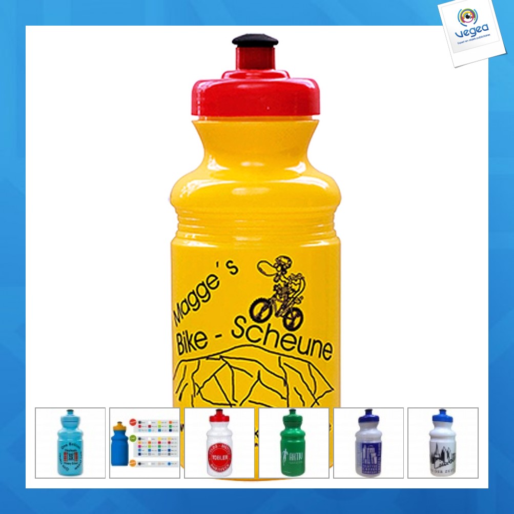Bidón para bicicletas 50cl personalizable, Botellas y latas de bicicleta, Calabazas