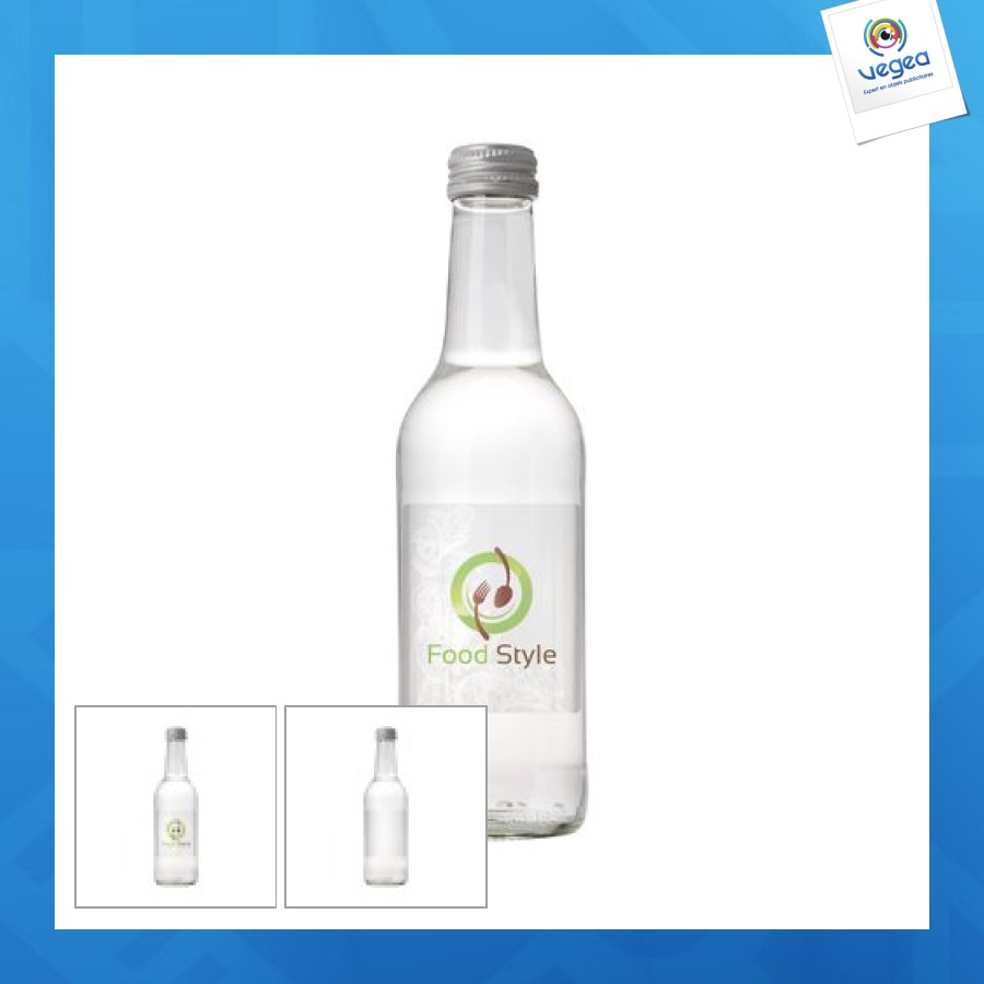 Botella de agua de vidrio - 33cl