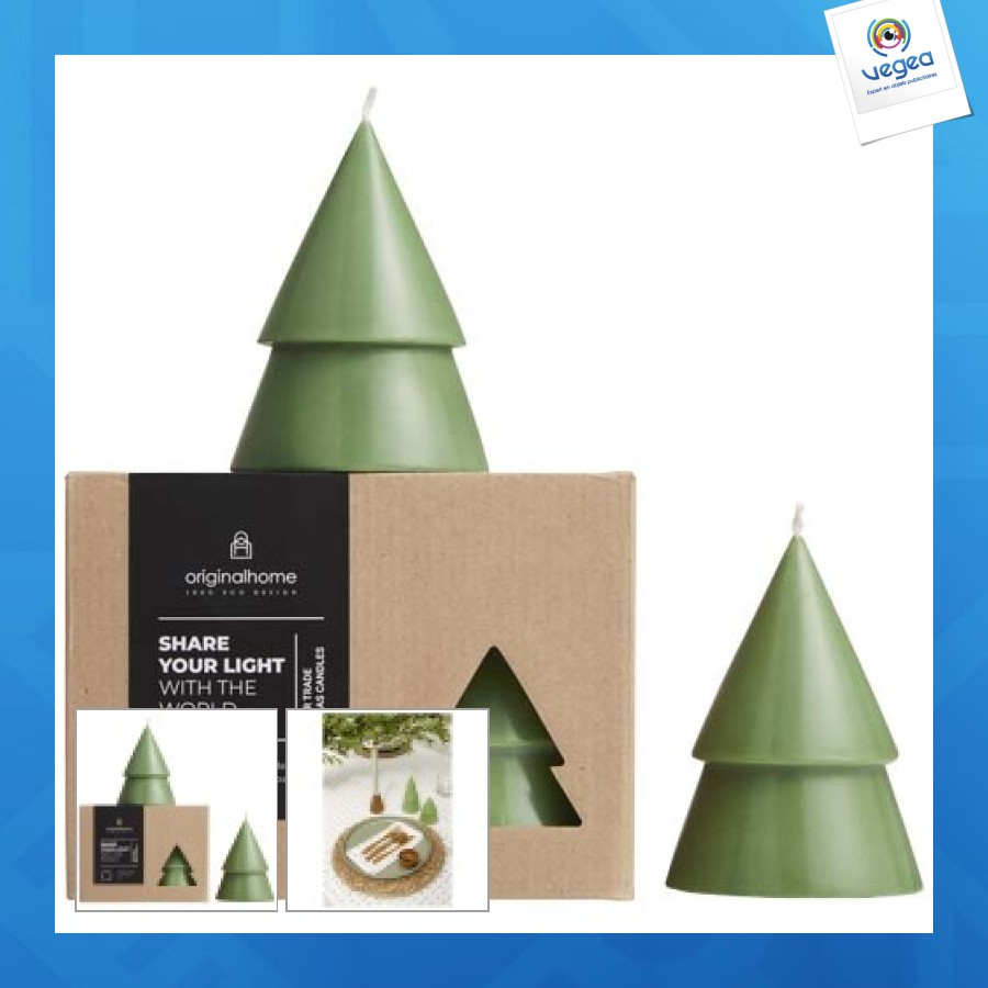 Bougie originalhome format moyen - set de 2