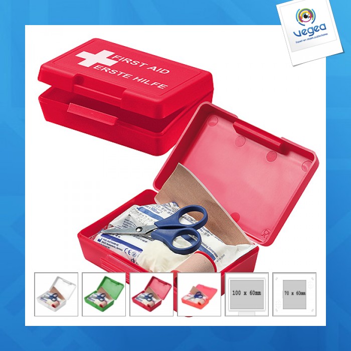 Caja botiquín, pequeña personalizable, Botiquines de primeros auxilios, Médico y farmacéutico