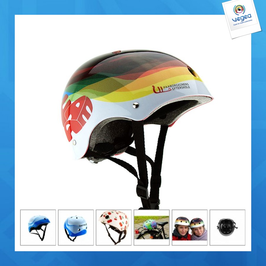 Casque de vélo personnalisable skater - personnalisation complète casque de vélo