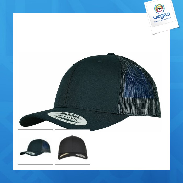 Casquette style trucker en polyester recyclé