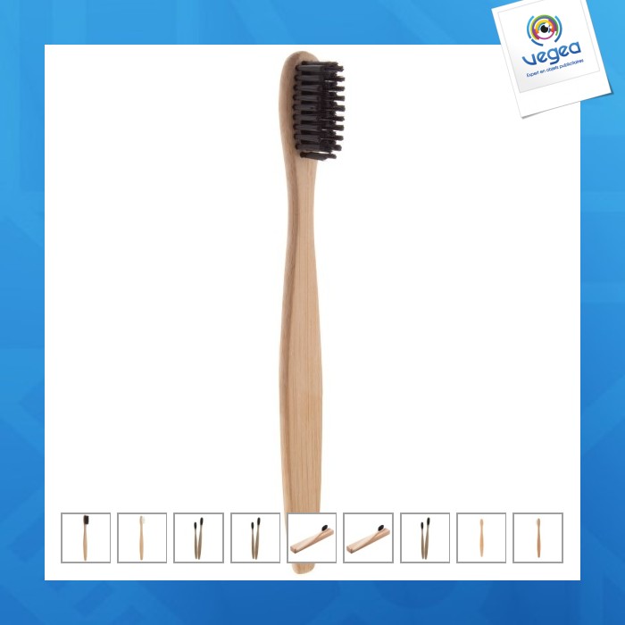 Cepillo de dientes de bambú para niños Cepillo de dientes y pasta de dientes