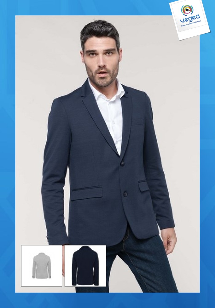 Chaqueta de punto para hombre - kariban personalizable, Blazers y chaquetas  de traje, Chaquetas y chaquetones