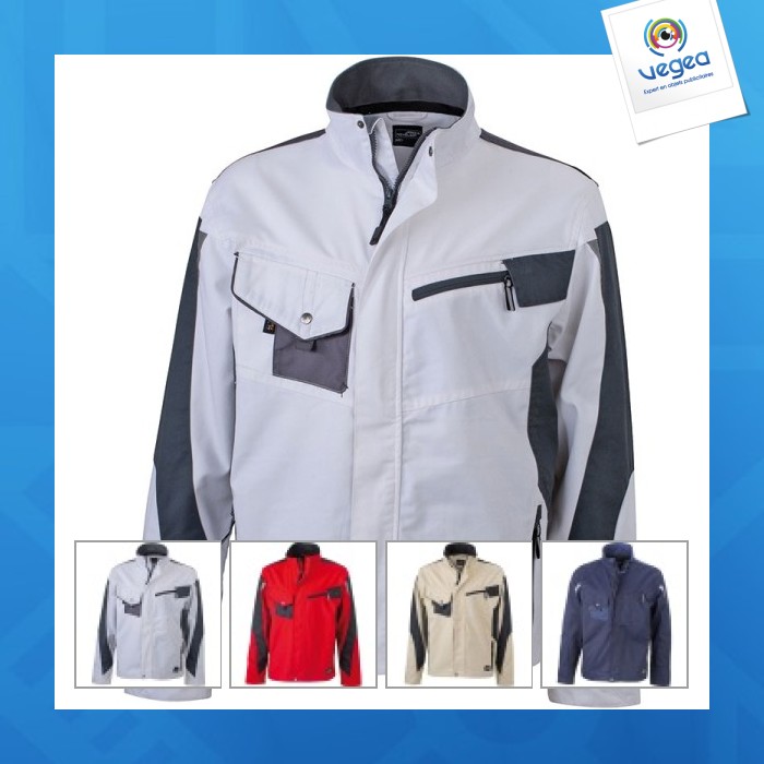 Chaqueta de trabajo personalizable de hombre | Chaquetas de trabajo | Ropa  de trabajo | Goodies