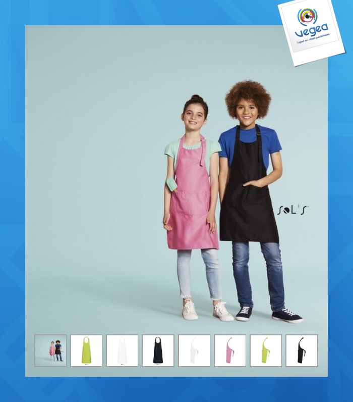 Children's apron with pockets - gala kids