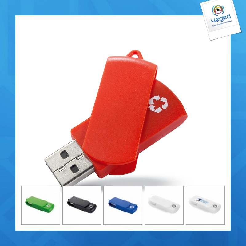 Clé usb publicitaire recyclée clé USB
