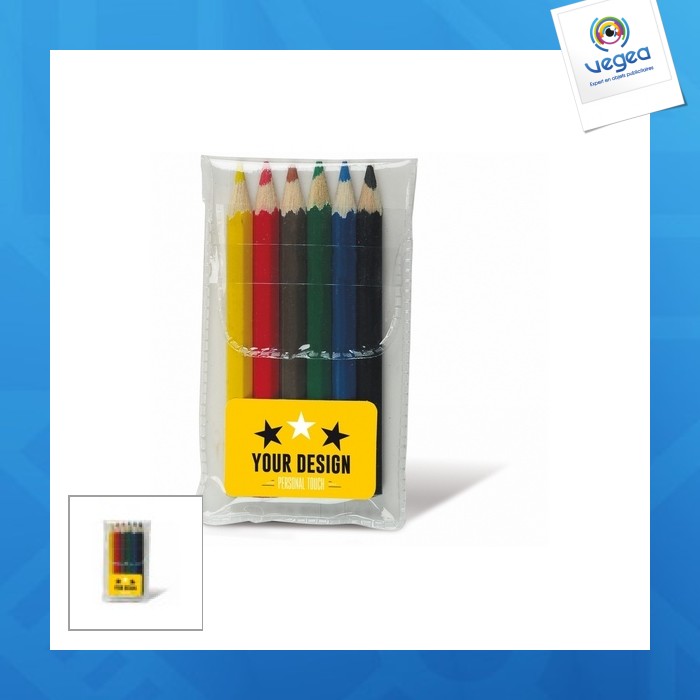 Coloured pencil case