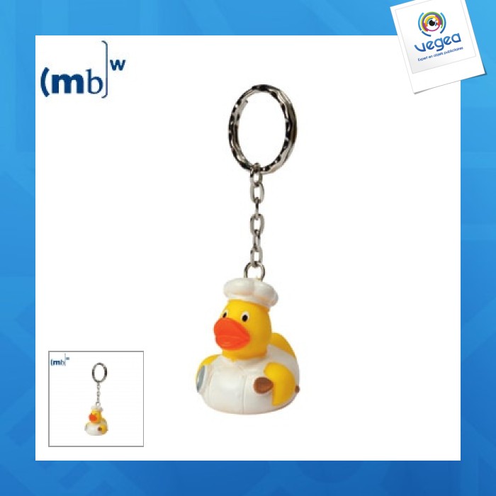 Cooking duck key ring duck key ring