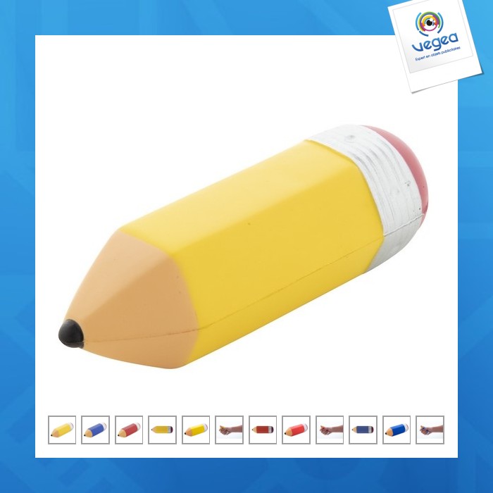 Crayon antistress personnalisé objet en mousse anti-stress