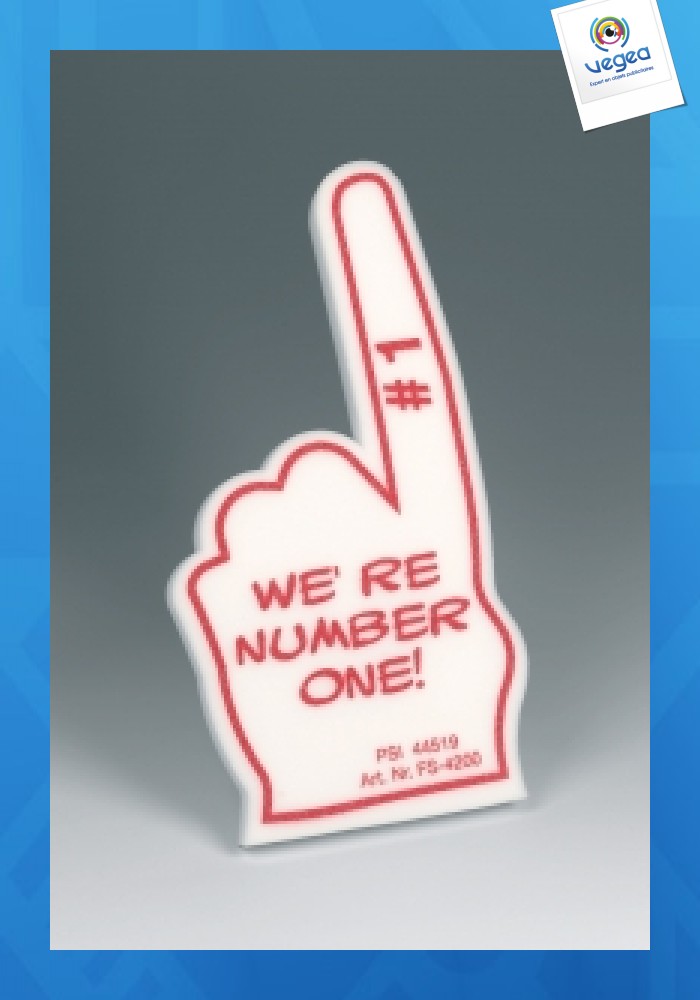 Doigt nr. 1 en mousse Doigt nr. 1 en mousse