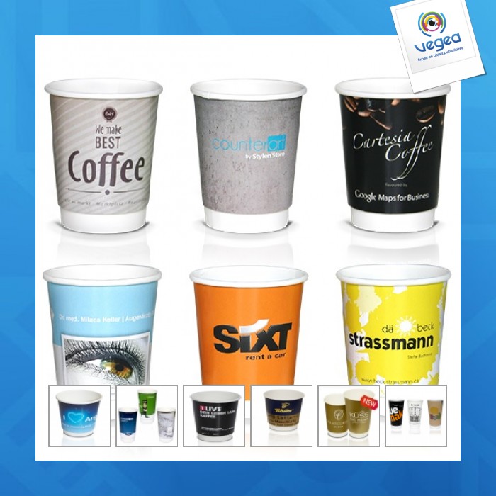 Double-walled cardboard cup paper cup