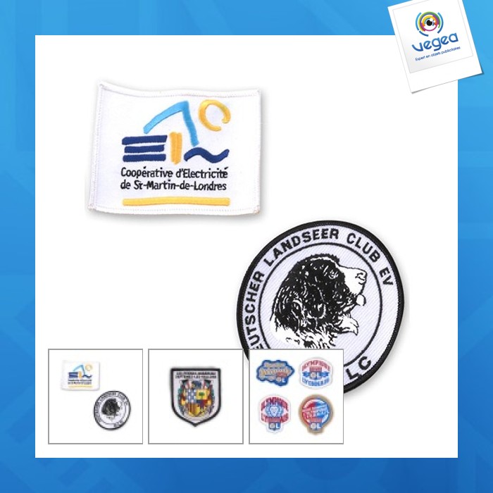 Embroidered badge 9cm Crest