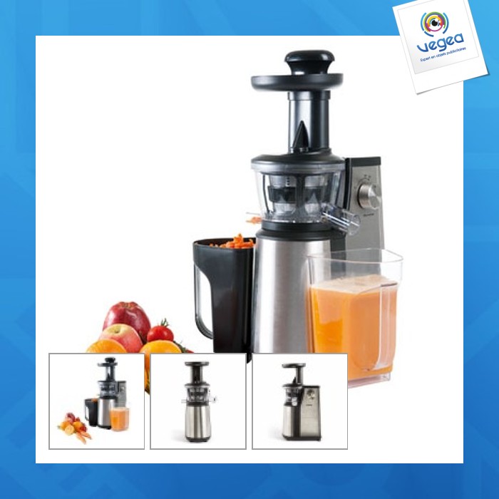 Extractor vertical de jugo domoclip premium personalizable | Extractores de  jugo | Aparatos domésticos | Goodies