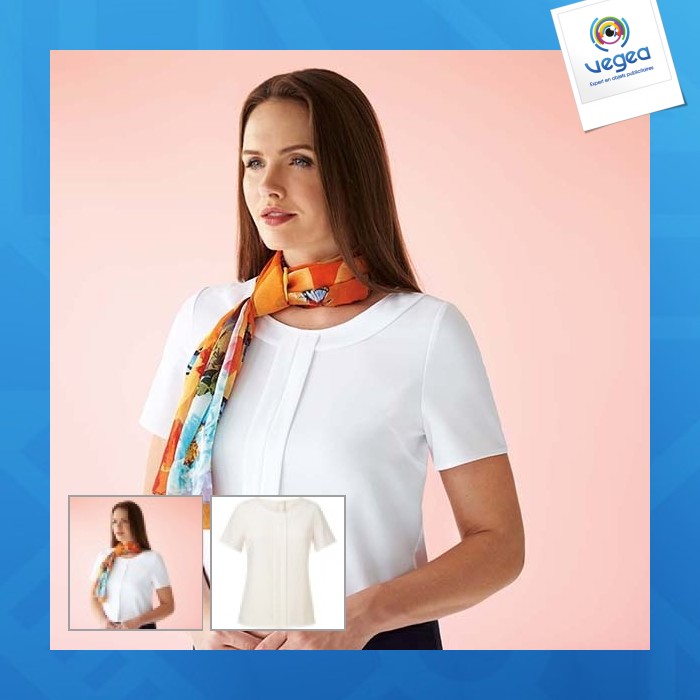 Blouse personnalisée crêpe de chine felina - brook taverner