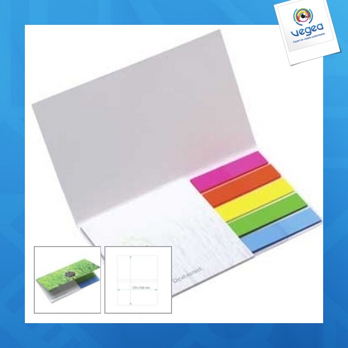 Flags + notepads booklet mini ecolutions
