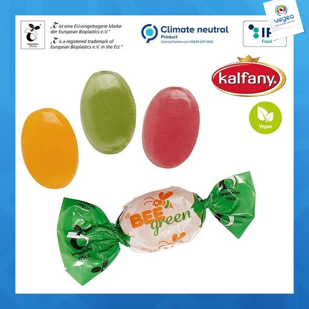 Kg de bonbons emballés en papillotes (180 par kg)