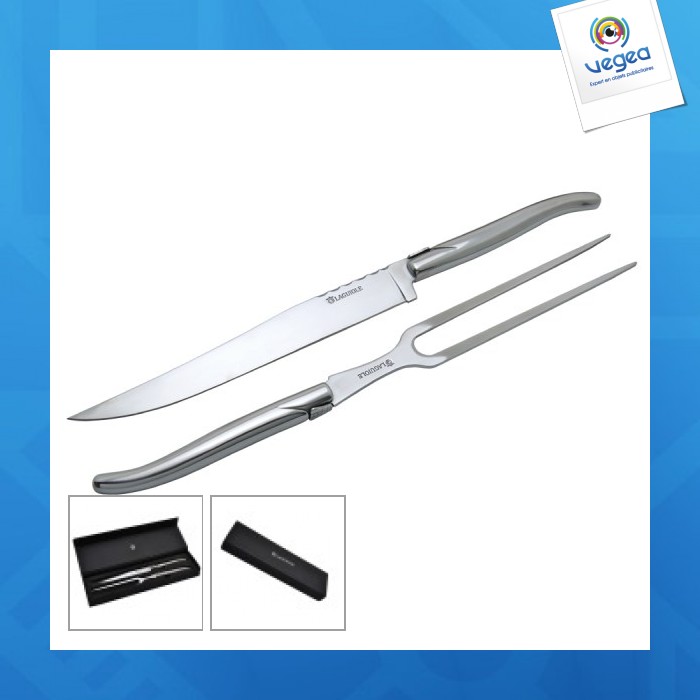 Laguiole stainless steel cutting set meat knife