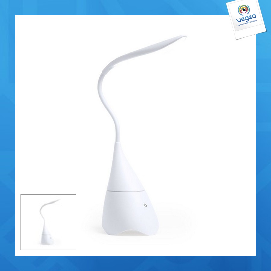 Lampe logotée flexible avec enceinte 5w lampe de bureau