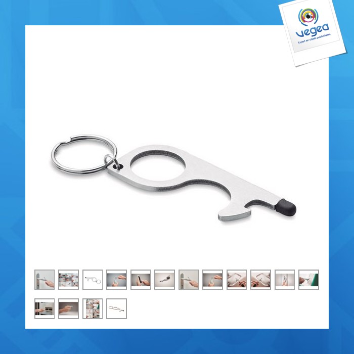 Lightweight non-contact key ring contactless key ring