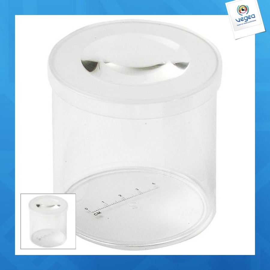 Loupe publicitaire sur pied box Loupe publicitaire sur pied box