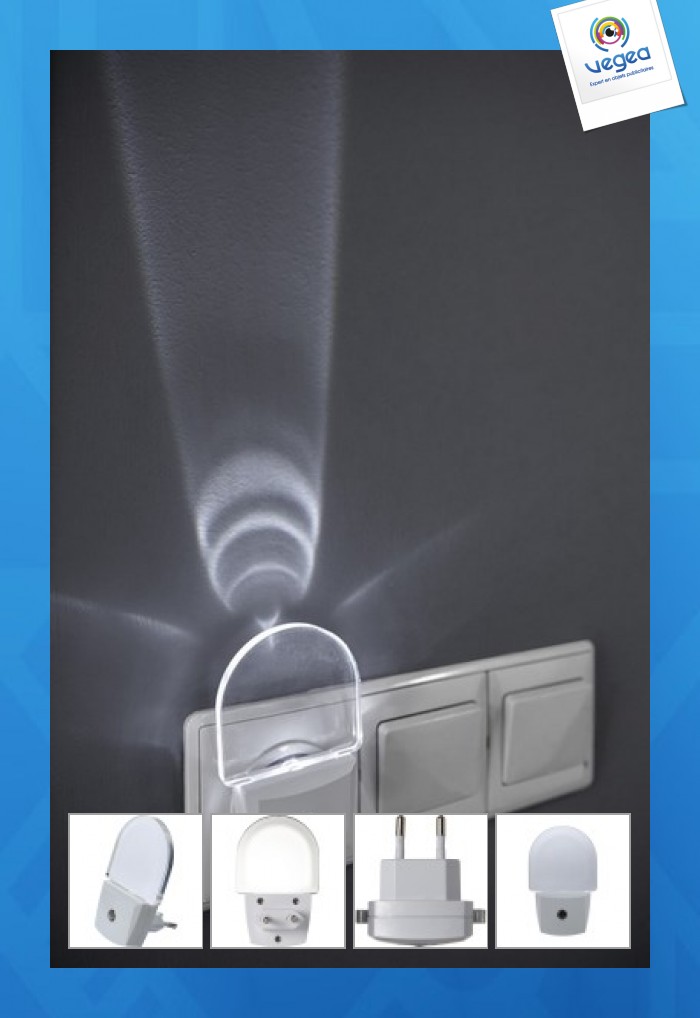 Luz nocturna personalizable de pared con sensor (00028V0125740) desde 4