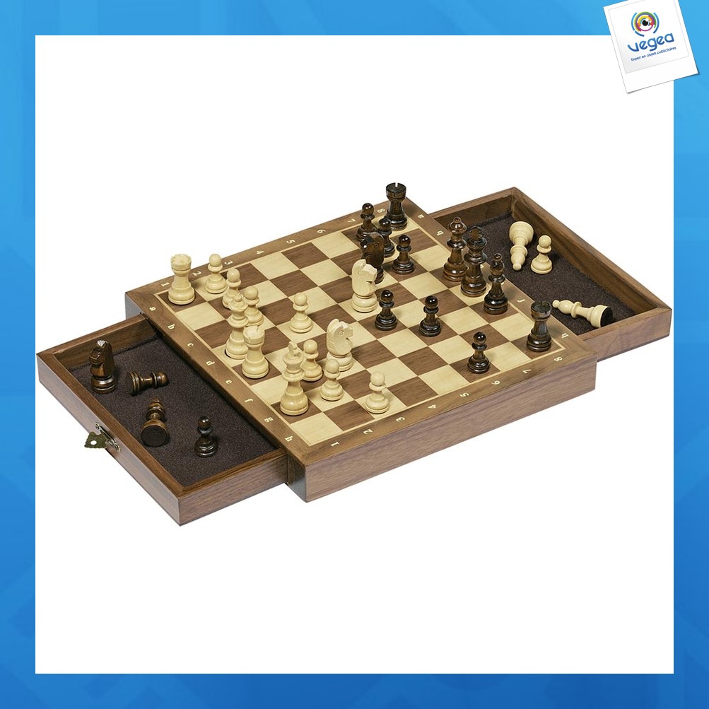 Loudspeaker clockwise However Magnetic chess set with drawer | Chess games | Puzzle games | Goodies