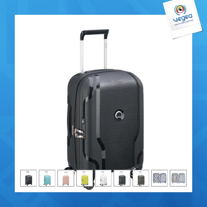 Maleta de cabina clavel 55cm personalizable | Maletas Delsey | Delsey |  Objeto publicitario