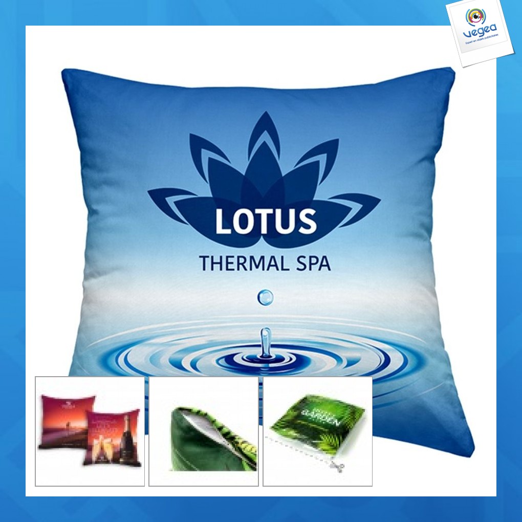 Coussin microfibre personnalisable 30x30cm quadri