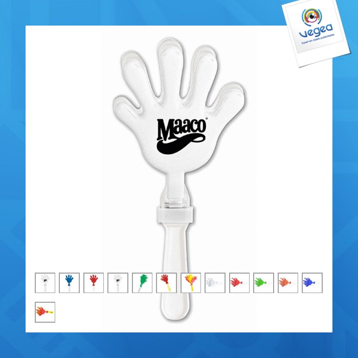 Mini clap clap personnalisé main Mini clap clap personnalisé main