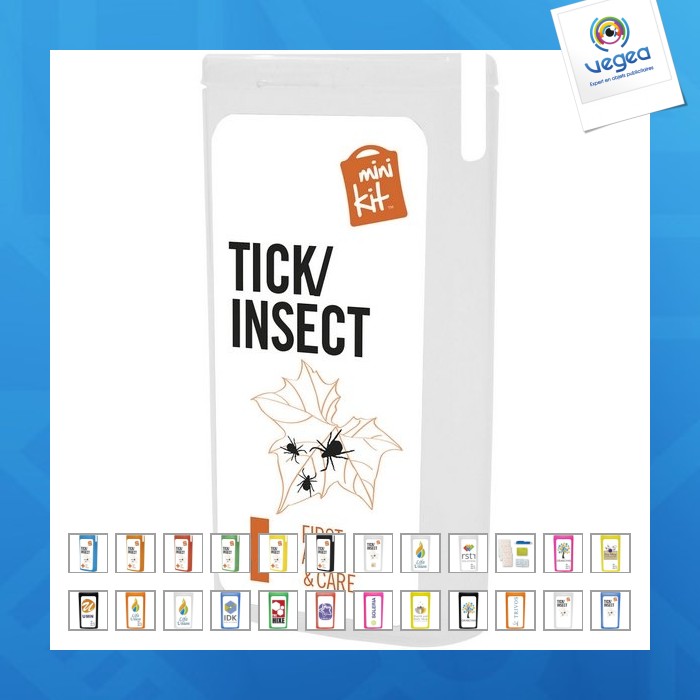 Minikit tiques insectes carte à tique