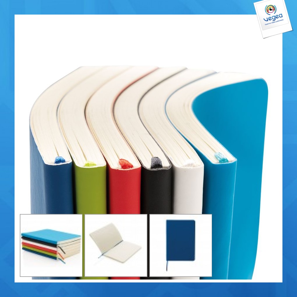 Notebook with soft cover 