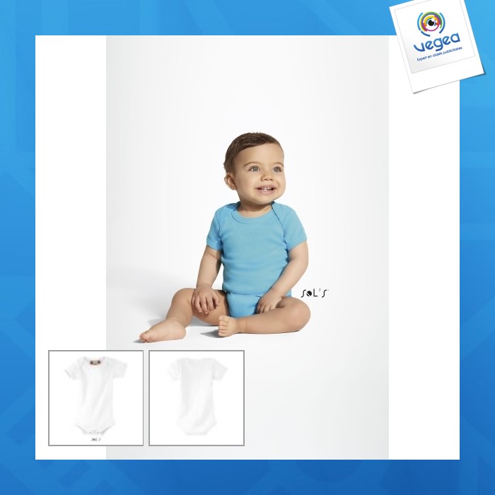 Organic baby body bambino - white Baby T-shirt or bodysuit