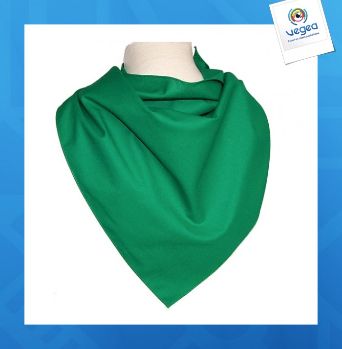 Pañuelo de promoción de algodón triangular Pañuelos | Accesorios textiles | Objeto publicitario
