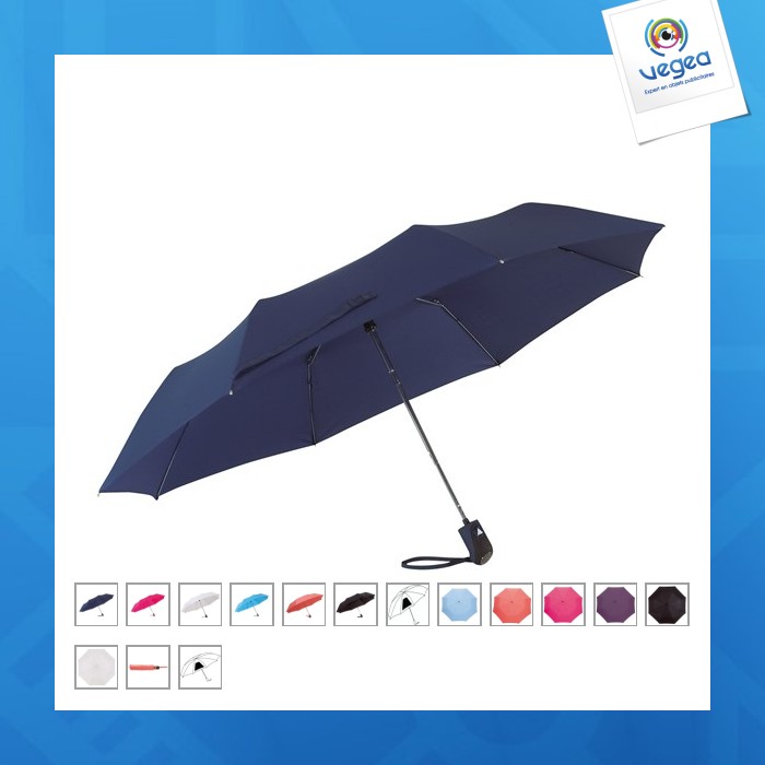 Paraguas de 3 segmentos de plegado automático paraguas de bolsillo