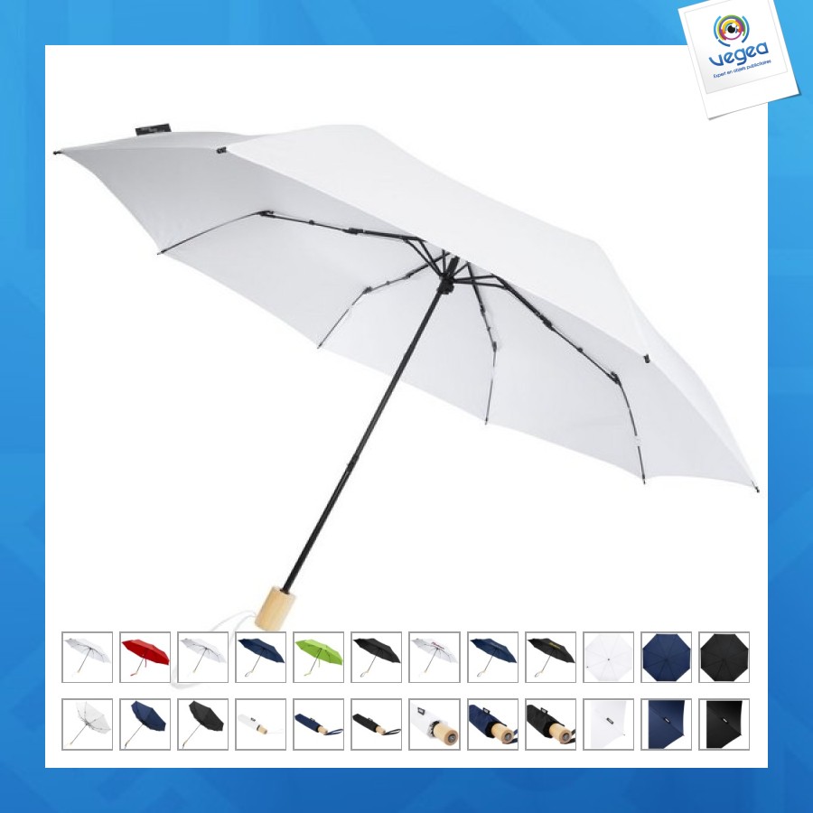 Paraguas plegable 21 en pet reciclado